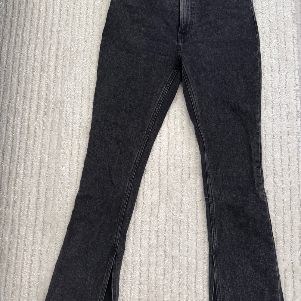 Abercrombie & Fitch Dark Gray Flare Jeans